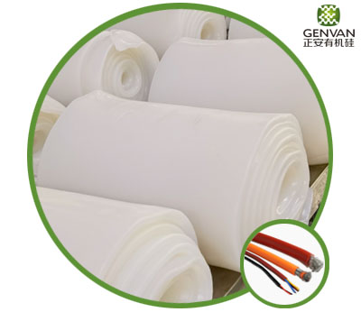 Caoutchouc de silicone ignifuge (1mm: Carte jaune UL cétifiée)