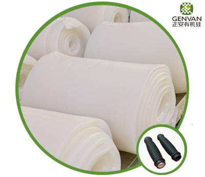 Lot de caoutchouc silicone à faible compression (précipité/fumé)