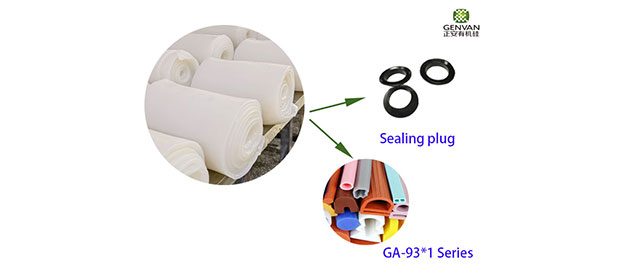 Caractéristiques du caoutchouc de silicone à saignement d'huile (précipité/fumé)