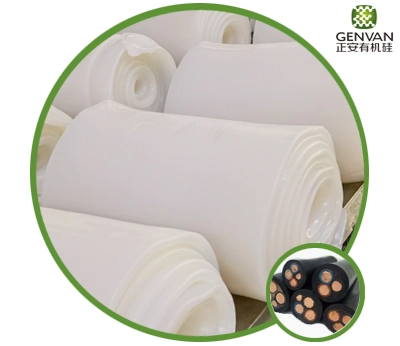 Caoutchouc silicone résistant à la chaleur et ignifuge