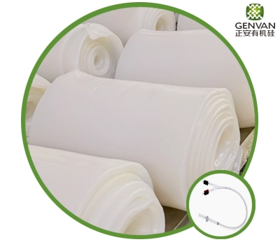 Caoutchouc silicone catalysé platine pour produits médicaux